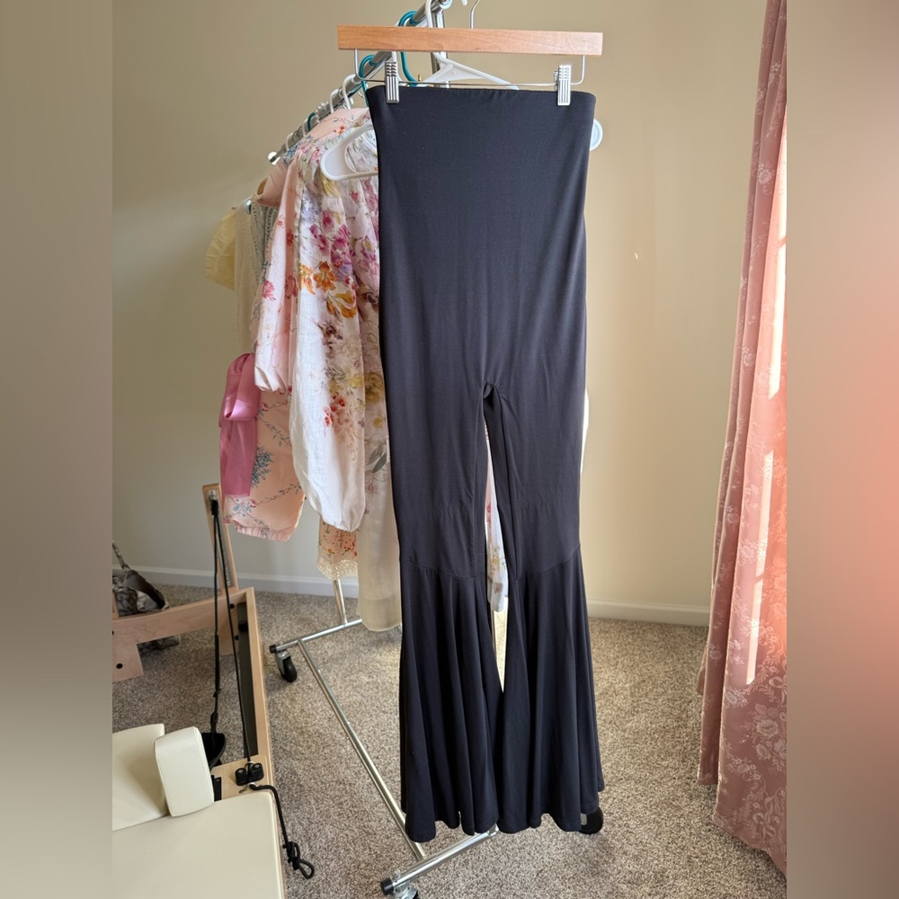 Maternity Black Flare Pants